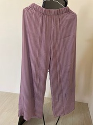 GU 藕紫寬褲