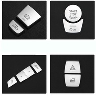 Chrome Car Button Covers Stickers Car Interior Accessories for BMW F10 F25 X4 F15 Auto F01 F07 X3 F1