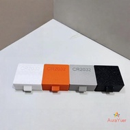 [AuraYuer] 1Pcs CR2450/LR44 Button Battery Storage Case Organizer 10/20 Grids CR2032 Button Battery 