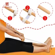 HILABEE Stretch Bands for Exercise Flexible Yoga Strap Equipment with Handles for Legs Stretching at