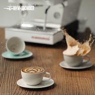 MHW-3BOMBER Ceramic Coffee Cup Mars Mars Cup Latte Cup Latte Cup with Butterfly 300ml