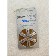 P312 Hearing Aid Battery PowerOne Zinc Air 1.45V PowerOne P312 Battery - Bateri Alat Pendengaran