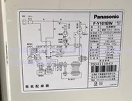 二手台灣制103年PANASONIC國際B式空氣清淨除濕機F-Y101BW(測試可以運轉當銷帳零件品