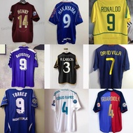 Popular classic football uniform vintage jersey Messi AC Ronaldo Zidane Maldini France national team