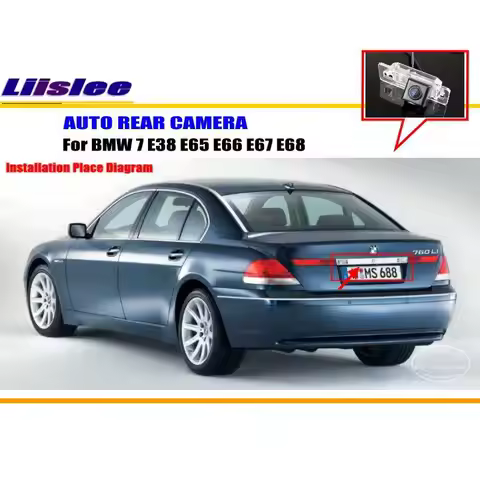 For BMW 7 Series E38 E65 E66 E67 E68 Car Rear View Rearview Camera Parking AUTO HD CCD CAM Accessori
