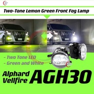 Toyota Vellfire/ Alphard AGH30 two tone Lemon green fog lamp