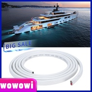 wowowi 8 Gauge Marine Wire 10ft OFC Insulation Cable 2 Core Stranded PVC Boat Electrical 600V for Au
