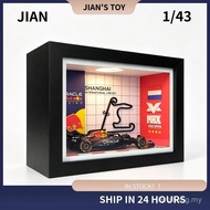 Y530 F1 Red Bull Max Verstappen Car Model,3D Track Photo Frame With Light,Racing Culture Merchandise