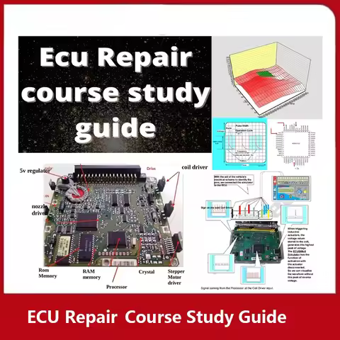 ECU Repair Course Study Guide PDF File ECU Basic Teaching EPROM TEST Progranmming Car Diagnostic Lea