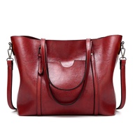 888-G9 Oil Wax Leather All-Match Fashion Handbag