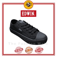 EDWIN Laces Secondary Black School Shoes EW3027 | Kasut Sekolah Hitam Bertali 3027