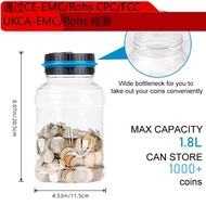 Hot Sale [Wholesale Price]Electronic Counting Money Box Euro, US dollar, Taiwan dollar, RMB, bucket,