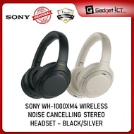 SONY WH-1000XM4 WIRELESS NOISE CANCELLING STEREO HEADSET - SILVER/BLACK