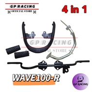 WAVE100R WAVE100-R BRAKE PEDAL + FOOTREST BAR BESI PIJAK + SEAT BAR L BAR CARRIER WAVE100R "GP RACIN
