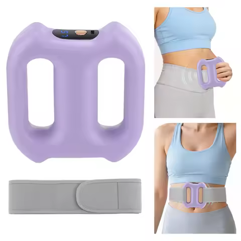 Multi-Function Electric Full-Body Fascia Ring Ergonomic Electric Dual-Ring Fascia Massager with Belt