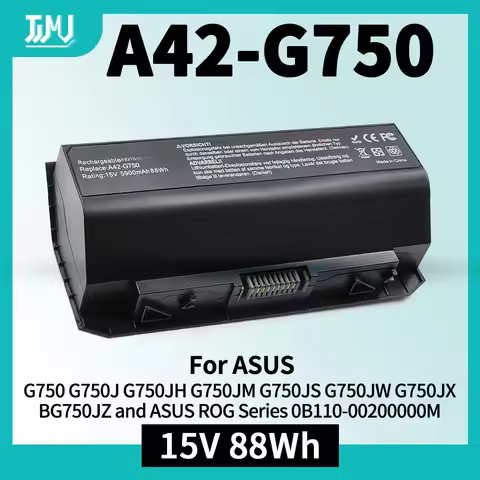 A42-G750 Laptop Battery for ASUS G750 G750J G750JH G750JM G750JS G750JW G750JX BG750JZ and ASUS ROG 
