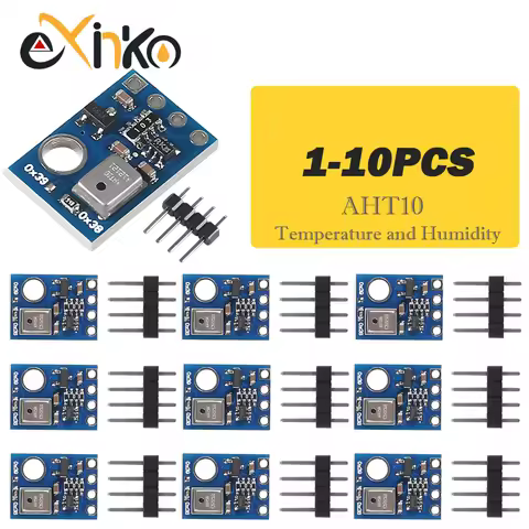 AHT10 High Precision Digital Temperature and Humidity Sensor Measurement Module I2C Communication Re