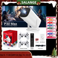 3D Game Projector P30MAX Retro Video Game Console Wireless Controller 4K ULTRA HD Plug And Play Andr