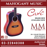 Cate QM-611 Sunburst Finish Acoustic Guitar