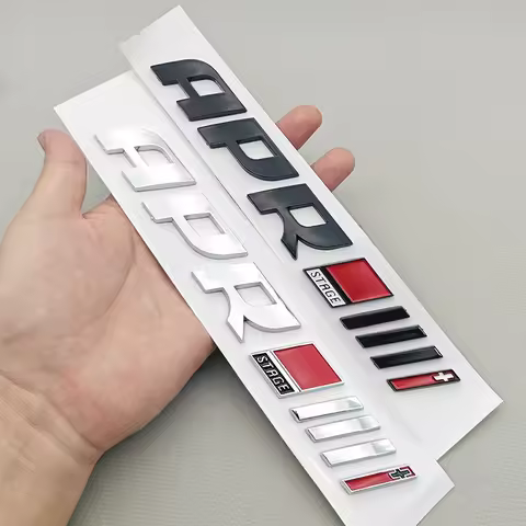 3D ABS Car Styling APR Stage III Emblem Auto Tail Side Sticker Badge Decals For Volkswagen CC Golf 6