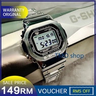 original【ready stock】Casio DW b5000 stainless steel men fashion business sport Digital watch Authent