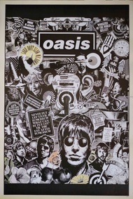 โปสเตอร์ รูปภาพ วงดนตรี Oasis โอเอซิส ภาพวงดนตรี รูปหายาก โปสเตอร์ติดผนัง โปสเตอร์สวยๆ poster