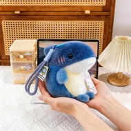 Plush Shark Orca Keychain Cute Ocean Animal Bag Pendant For Backpack Decoration Gift