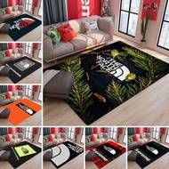 Outdoor Brand The North Face Logo Carpet Room Decoration Mat for Living Room and Sofa rugs c47