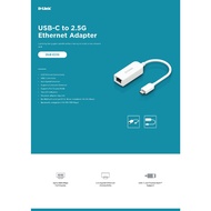 D-LINK DUB-E250 USB TYPE C to 2.5G ETHERNET ADAPTER