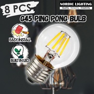 (Bundle 10Pcs / 8Pcs) Special Offer G45 Bulb LED Bulb Untuk Lampu Hiasan Pendant Light Outdoor Light