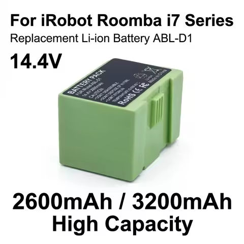 14.4V 3200mAh i7 Battery Replacement For iRobot Roomba e i Series i7+ e5 7150 7550 i3 3150 i3+ 3550 