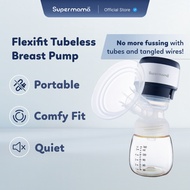 Supermama Lab Flexifit Tubeless Breast Pump | Wireless | Silent & Portable | Electric