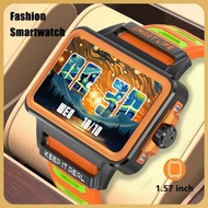 Hip Hop Fashion Personality Smart Watch 1.57-inch HD Screen 24h Continuous Heart Rate Sleep Monitor 