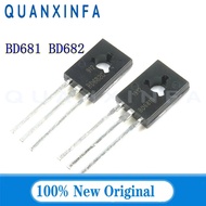 10PCS BD681 BD682 TO126 BD682G BD681G PNP/NPN Darlington transistors chip in stock NYDQ