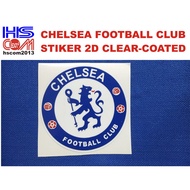 0384 CHELSEA FOOTBALL CLUB STIKER 2D CLEAR-COATED