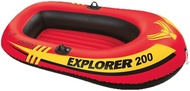 INTEX Explorer Inflatable Boat Series: ห้องอากาศคู่-ล็อคพายเชื่อม-จับคว้า-เชือกโบว์-การออกแบบสปอร์ต