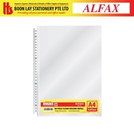 ALFAX RCP3017 Clear Holder Refill 30 Hole A4 0.07mm (10pcs per pack)