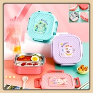 KBU STAINLESS STEEL LUNCH BOX 3 5160 1000ml FREE SPOON FORK//STAINLESS STEEL LUNCH BOX