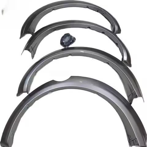 High Quality Silver ABS Wheel‑arch Eyebrow Fender Flares Auto Exterior Trim Fit For Triton L200 2010