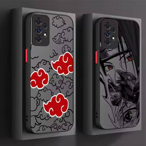 N-NARUTOS Itachi Pain Hard Case For Samsung Galaxy A07 A17 A34 A54 A05 A05S A24 A14 A53 A33 A23 A52 