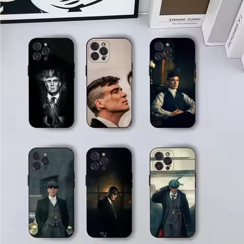 Movie P-Peaky B-Blinders Phone Case For iPhone 16,15,14,13,12,11,Pro,X,XS,Max,XR,Plus,Mini Soft Blac