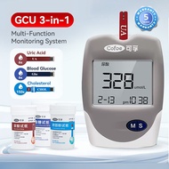 3 in 1 Multi Function Blood Glucose&Uric Acid&Cholesterol Meter With Test Strips Diabetes Test Kit