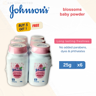KZLU Buy 5 Get 1 Free Johnson's Blossoms Baby Powder Long Lasting Freshness 25g x6