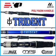 EXP TRIDENT BAITCASTING & SPINNING - Baitcasting / Spinning Fishing Rod Joran Pancing