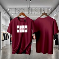 Hugo Blog Distro T-Shirt White Chest Trendy Men's T-Shirt Distro T-Shirt Men's T-Shirt Men's Distro 