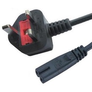 Figure 8 250V 13A 3 Pin Power Cord Cable C7 UK Plug Scanner Printer Cable 1.2m