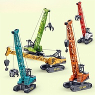 Children Simulation Inertial Car Model Toy Crane Hoisting Machine Crane Engineering Vehicle Model Gi