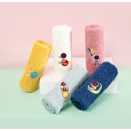 [Star Red Fabric] Fluffy Series-Little Boy's Invincible Little Universe Square Scarf-With Hook