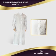 Jubah Kids Qatar Robe (White)