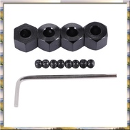 Oct 4PCS 5mm to 12mm Metal Combiner Wheel Hub Hex Adapter for D12 C14 C24 B14 B16 MN D90 D91 RC Car